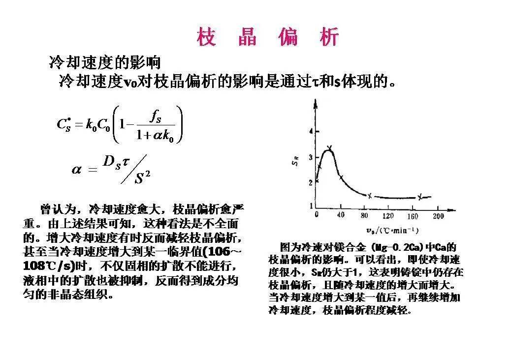 偏析的分类和定义