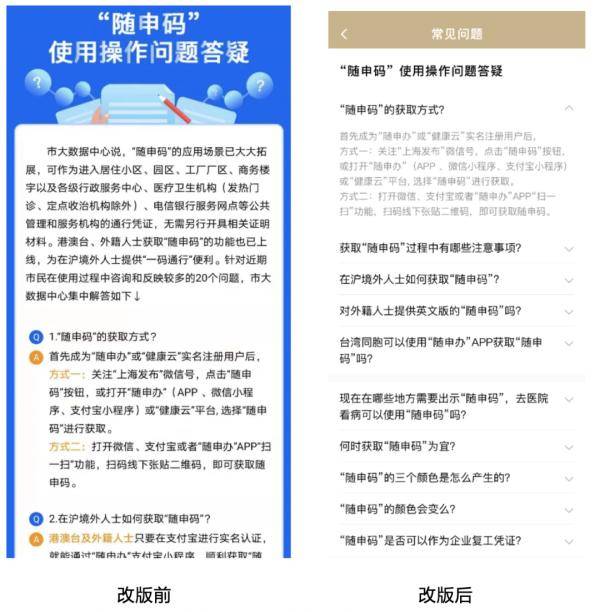 变化|@上海人，“随申码”改版上线啦！有哪些新功能→