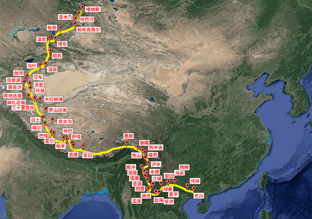 【G219】中国首条“公里数破万”的世界级景观大道!全长10860公里，新219国道绕了大半个中国，最迷人的观景大道。