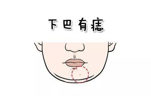 下巴长痣的人,通常也都是比较有"品味"的人,不会太过于追求"物质