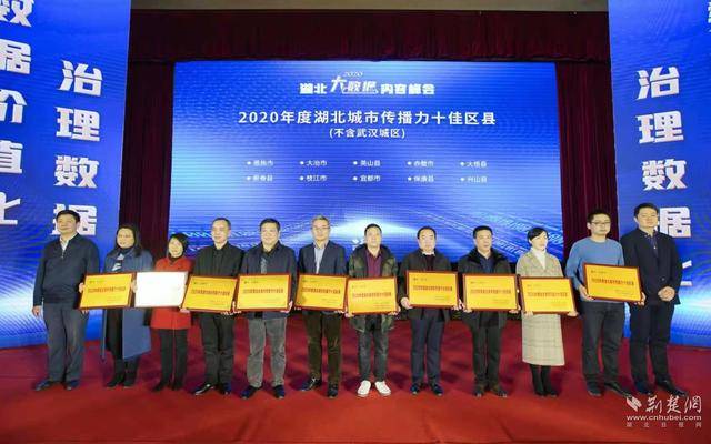 2020年湖北省各地市_大冶荣获2020年度湖北城市传播力十佳区县