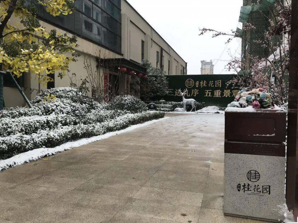 万成桂花园风花雪园瑞雪丰年