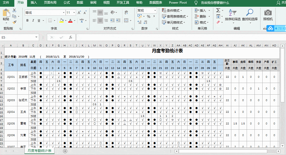 折腾了2小时的工作 02  巧妙借助函数公式,高大上的动态图表信手拈来