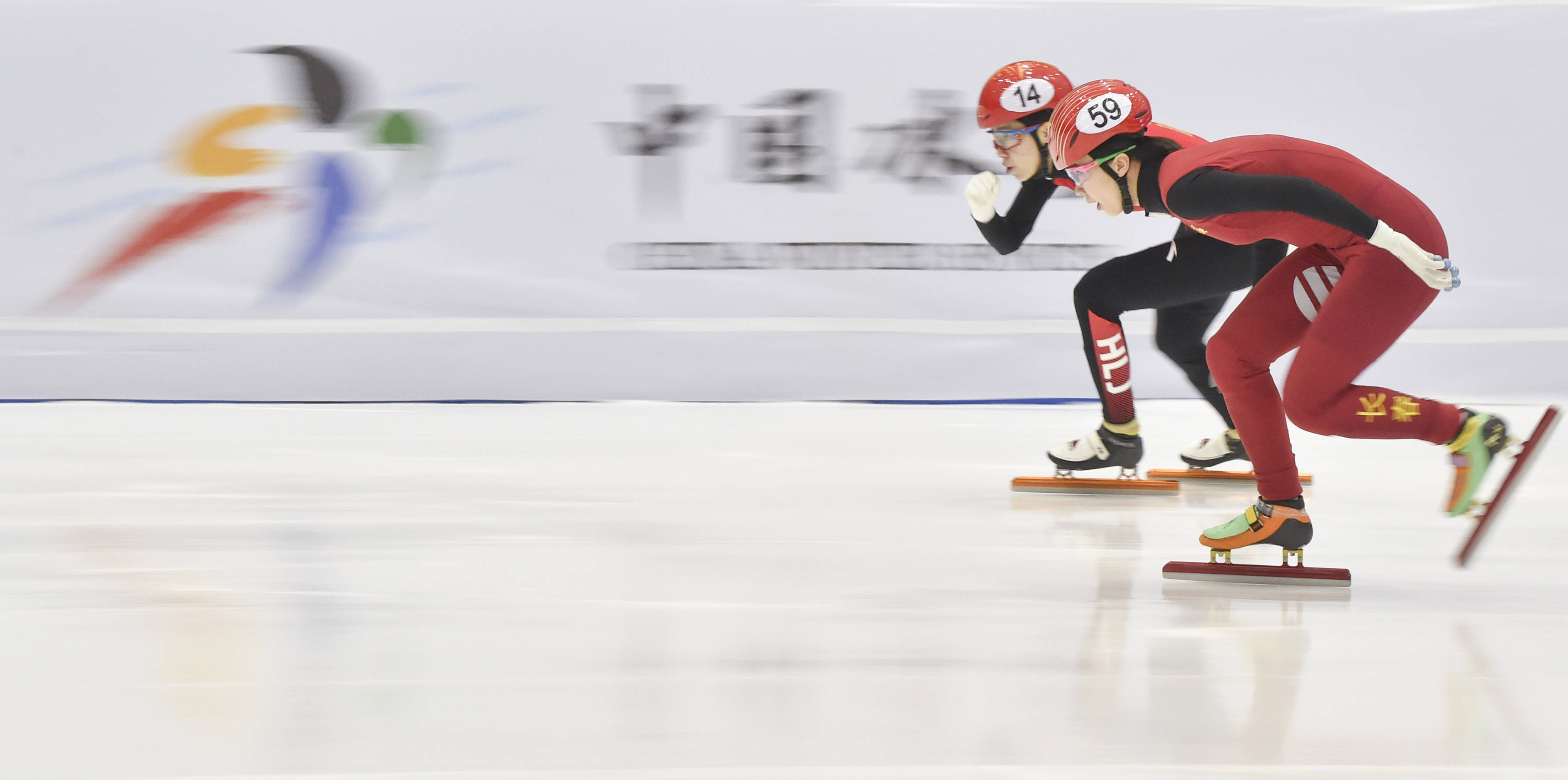短道速滑——全国冠军赛:范可新获女子500米第六名