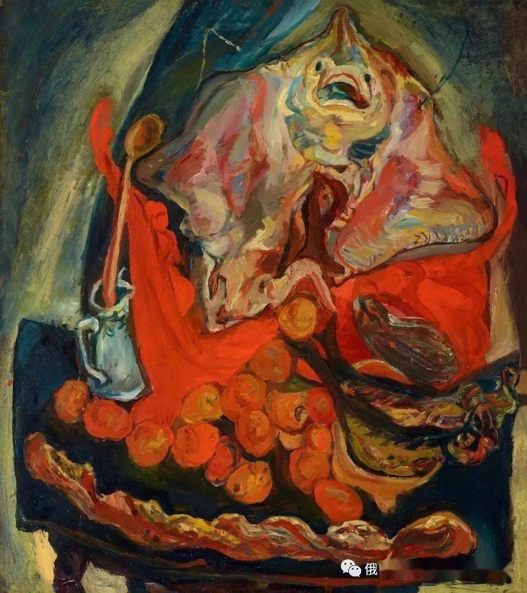 犹太裔的法国画家柴姆·苏丁表现主义绘画作品欣赏