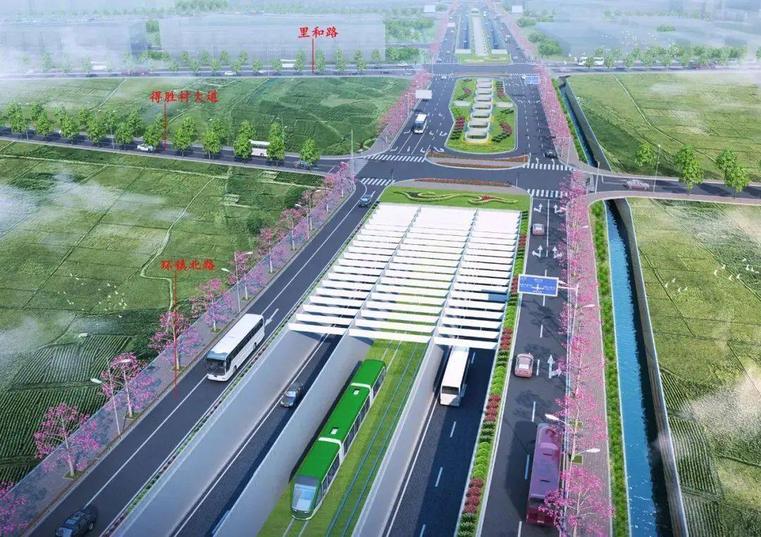 环镇北路隧道效果图