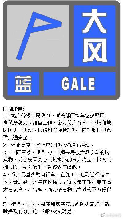 蓝色|北京市气象台降级发布大风蓝色预警信号：仍有4级左右偏北风，阵风6、