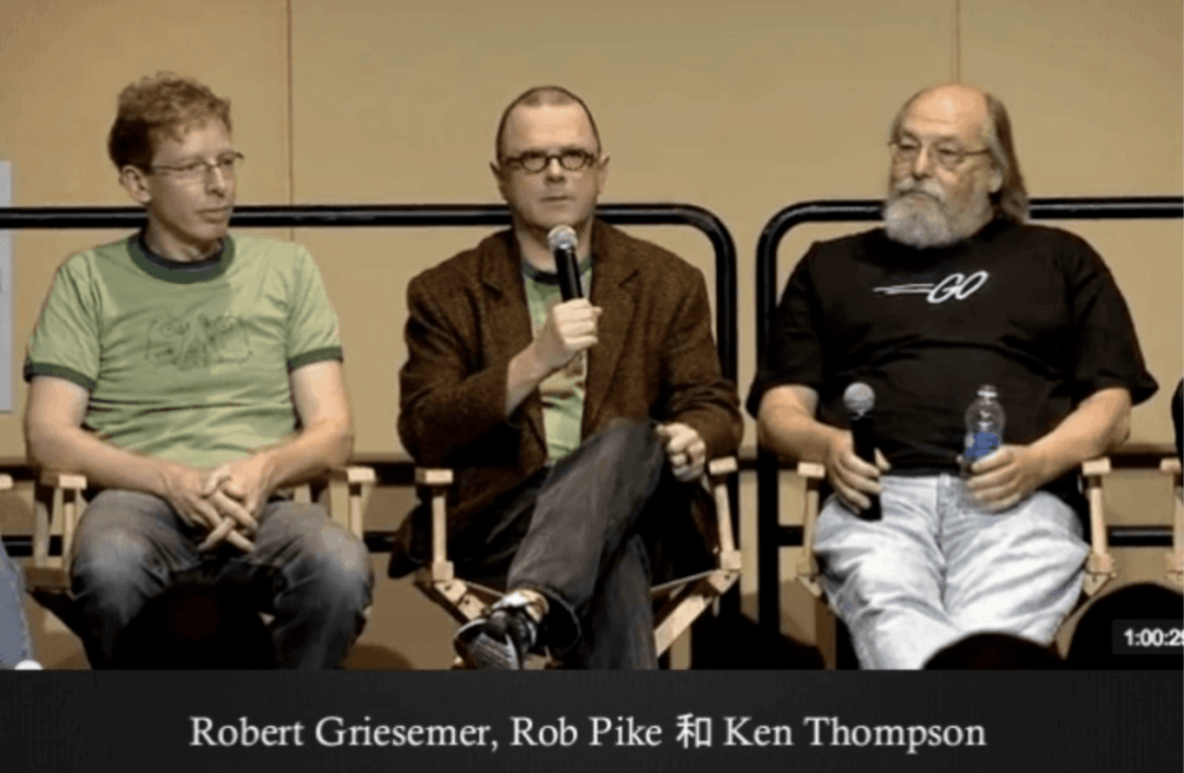 2007 年,google 的三位著名的工程师 rob pike,ken thompson 和