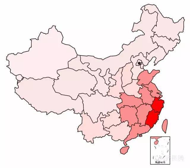 高密郡 雍州郡 陇西郡 堂号:博经堂 通德堂 安远堂 郑姓人口分布图