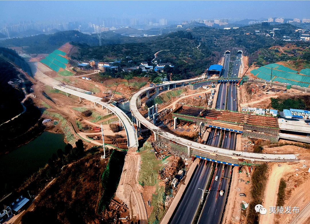 港窑路快速路夷陵区段春节前可通车