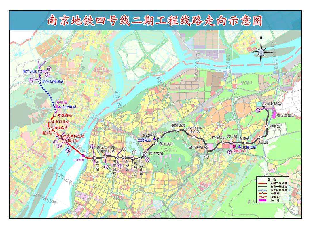 南京地铁4号线二期是江北新区构建立体交通体系的重要内容,能够实现
