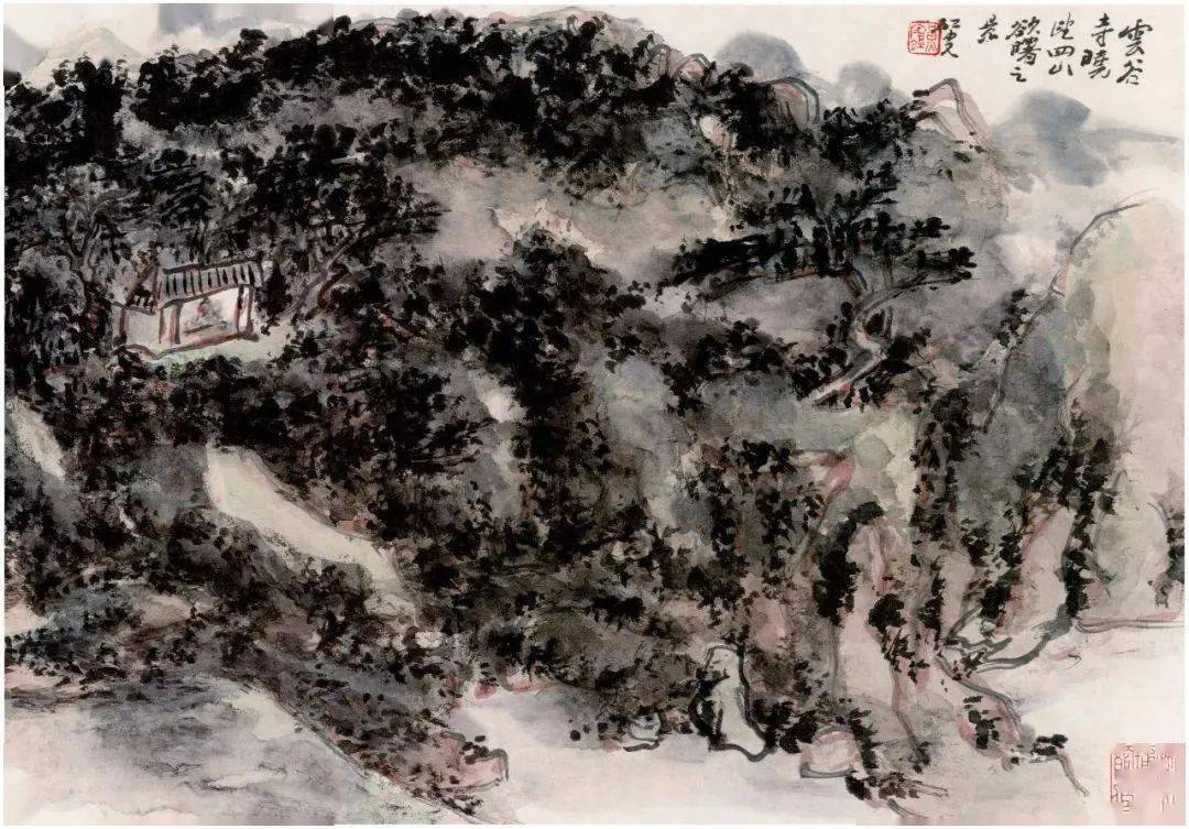 黄宾虹| 山水画作品中笔墨意境美_搜狐网