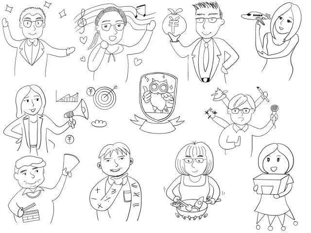 难度★)01那么,基本上想完成一张画,有基础5步曲:草稿,线稿,上色,文字