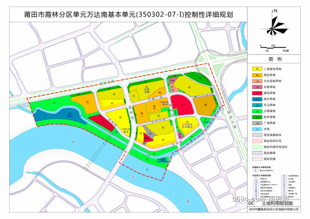 详细规划图 "大美兰溪" 连片开发钟潭,坂头西,万达南,木兰铁岭等片区