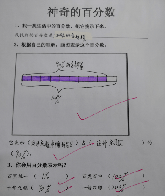 城中集团行知文亮神奇的百分数六年级数学活动报道