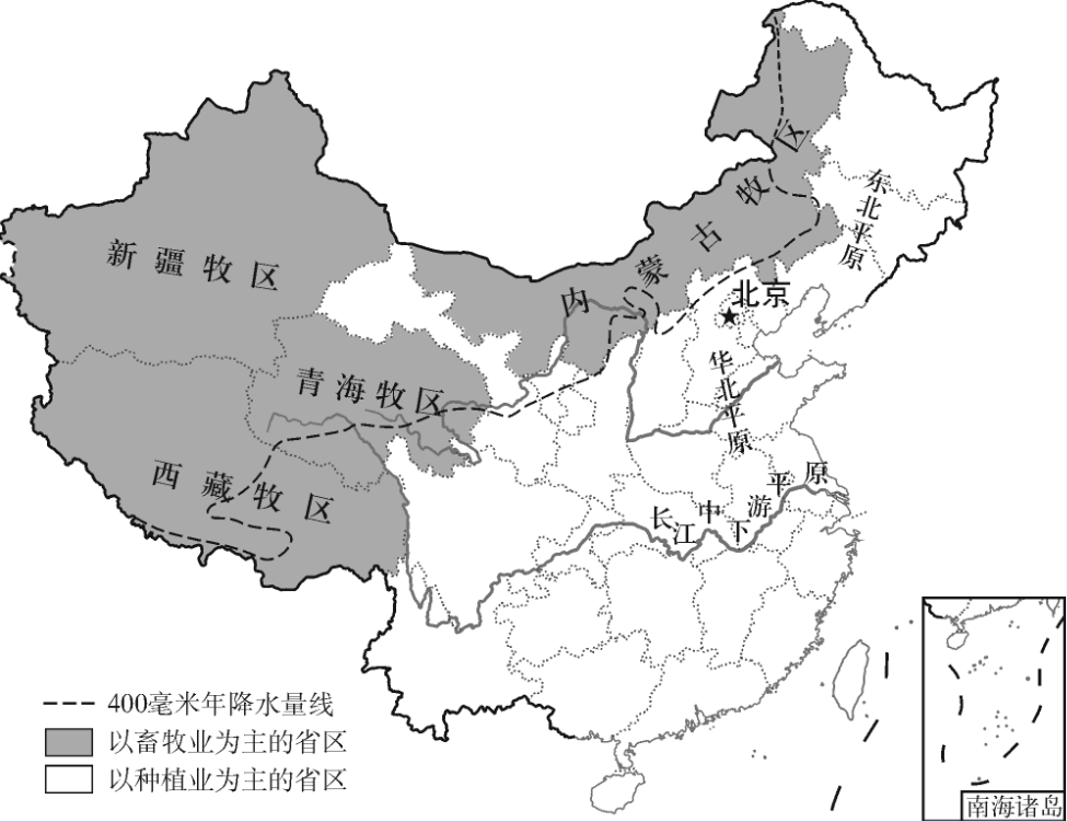 中国地理分界线归纳及高清地图!_降水量