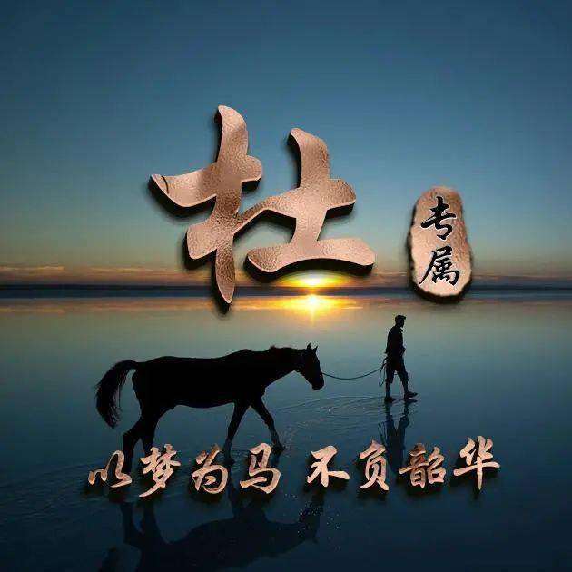 39张姓氏头像以梦为马不负韶华暖心励志
