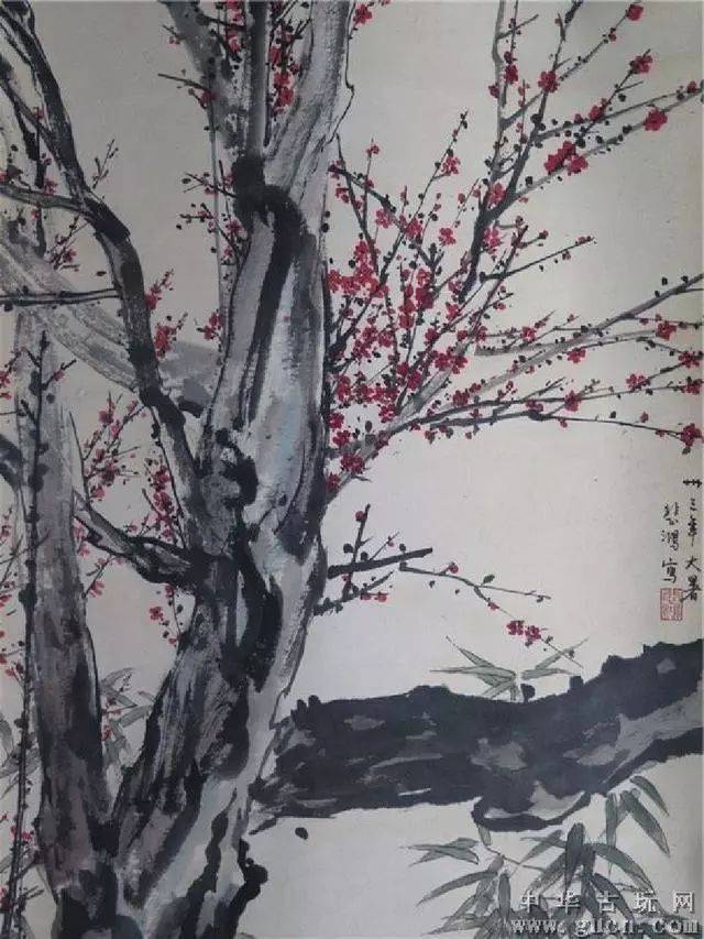 徐悲鸿教你画梅花
