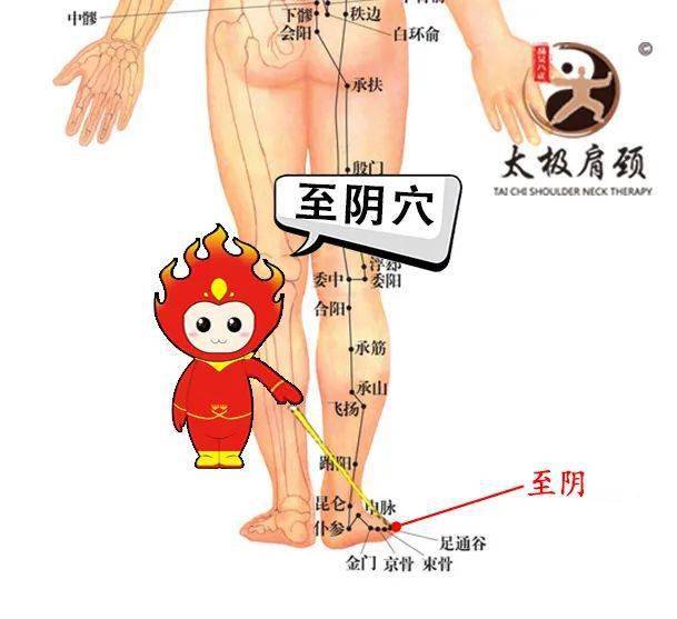 太极肩颈每日一穴||至阴穴:头痛,目痛,鼻塞,胎位不正