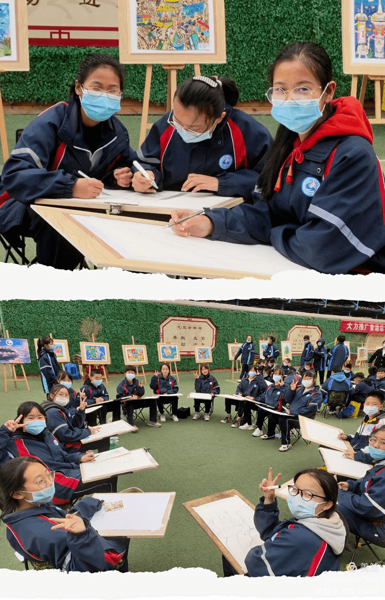 兰州市第四十八中学举行美术特长班校本教材素描基础新书首发仪式