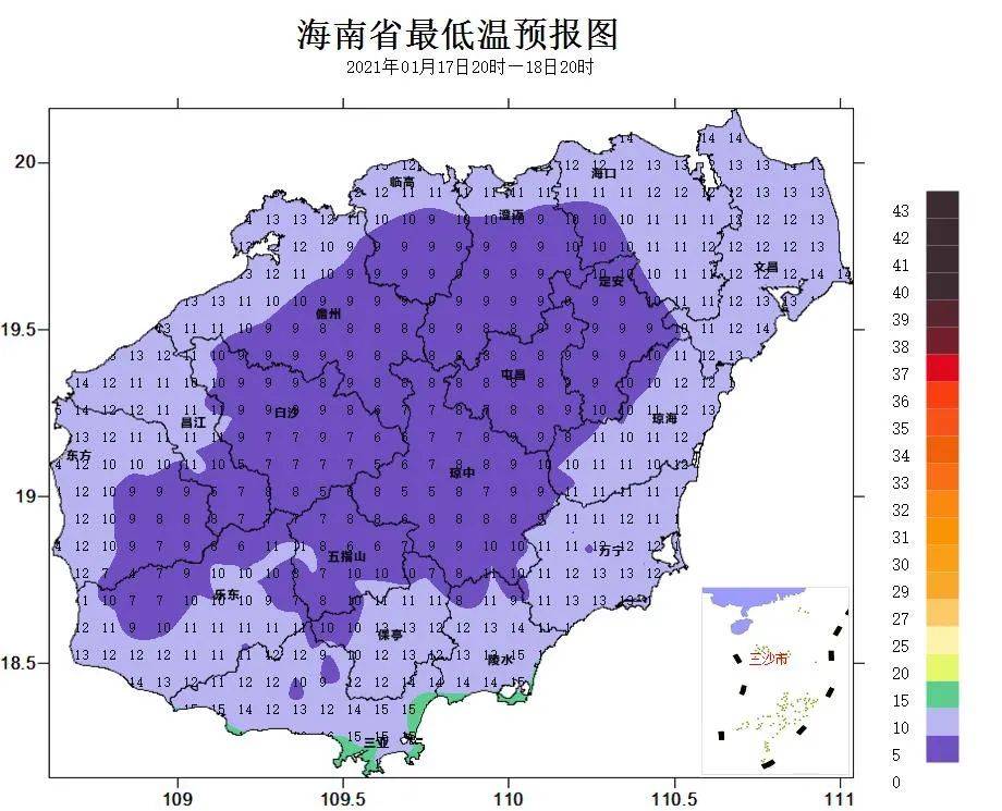 2021-01-17 10:43 来源:  发现文昌 海南发布寒冷四级预警  海南省