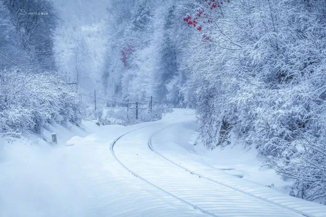 大雪中的中国