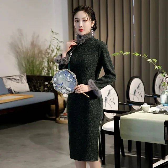 忘记年龄,看旗袍女人如何优雅