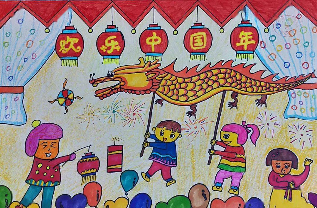 巧手绘新年——万荣县示范幼儿园教师主题绘画作品展