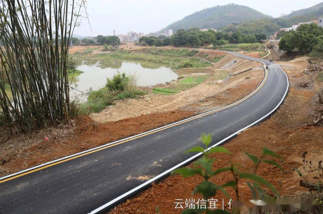 新进展西江画廊碧道和山水画廊碧道划彩色标线啦