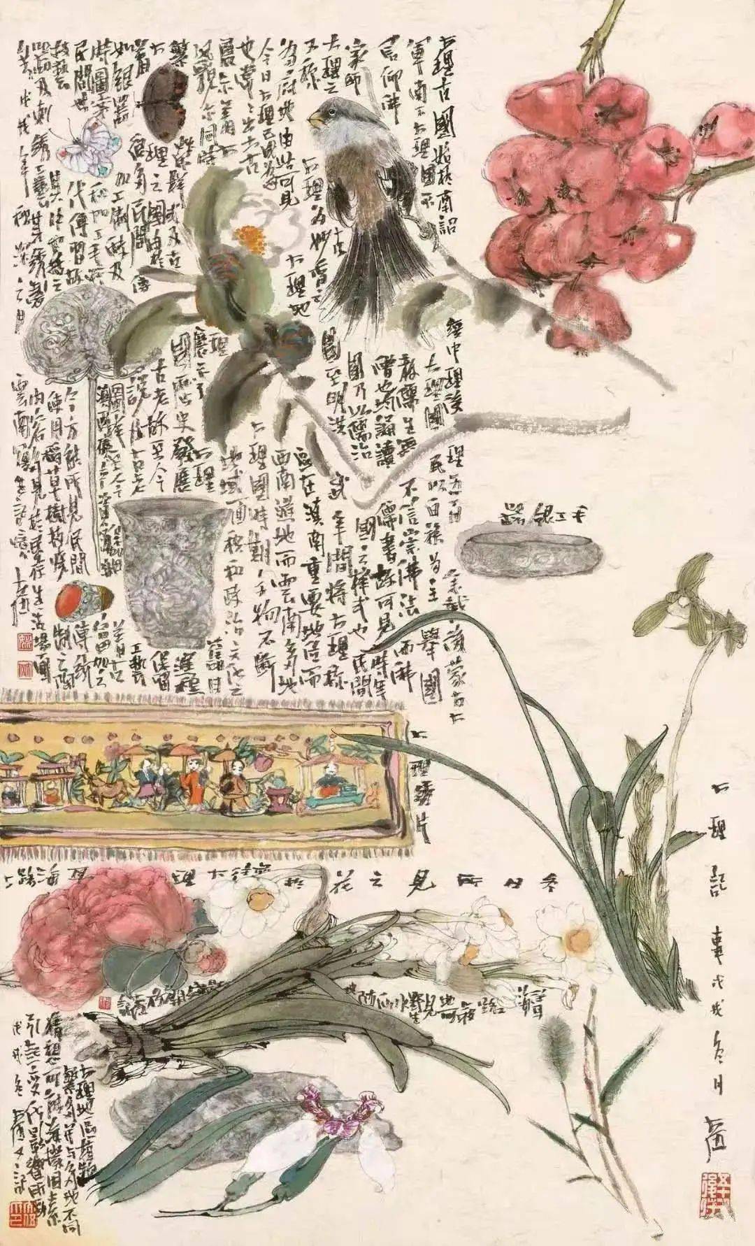 姚大伍的花鸟画富贵之气与野逸之格