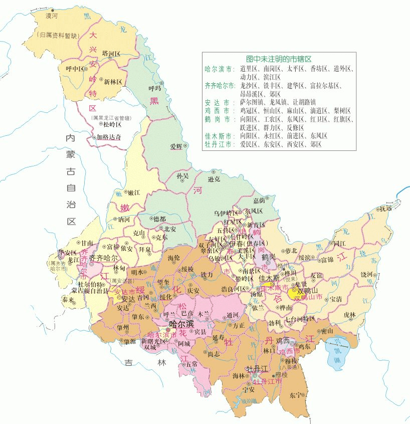 内蒙古地界内的这个区域,为什么会是黑龙江省的飞地?