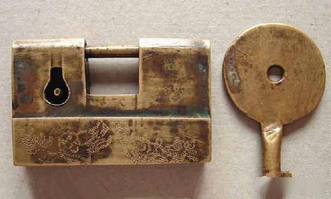 中国古锁:门上的精致艺术!_钥匙