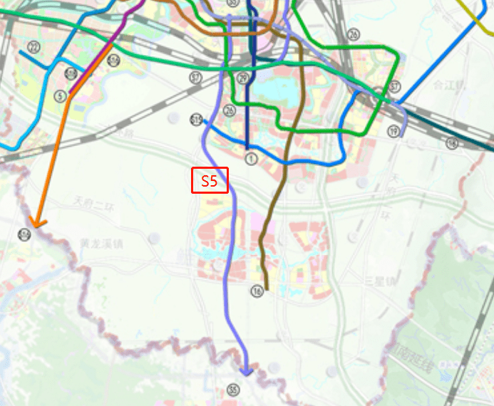 成都轨道交通争取约160公里新建项目上马还涉及s11s5s3线三条市域铁路