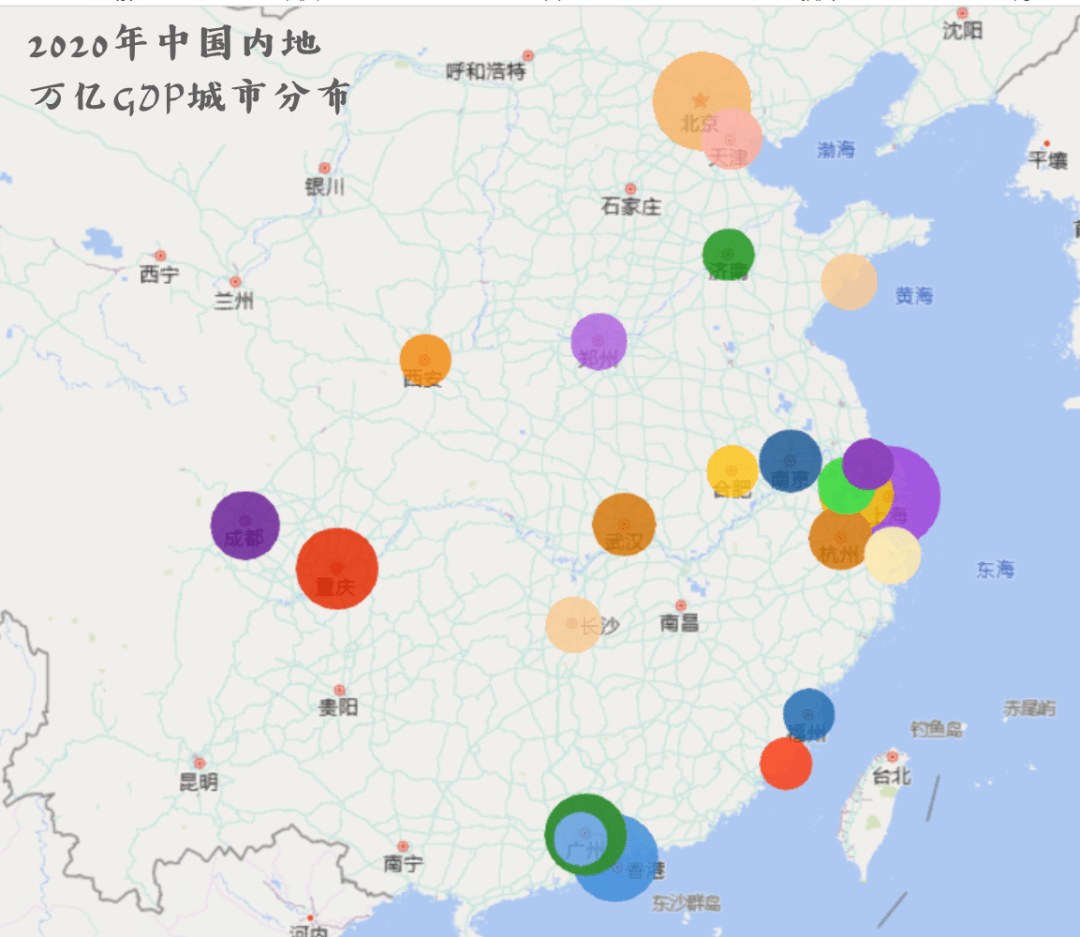 2020年中国内地各省市gdp排行榜最新最全