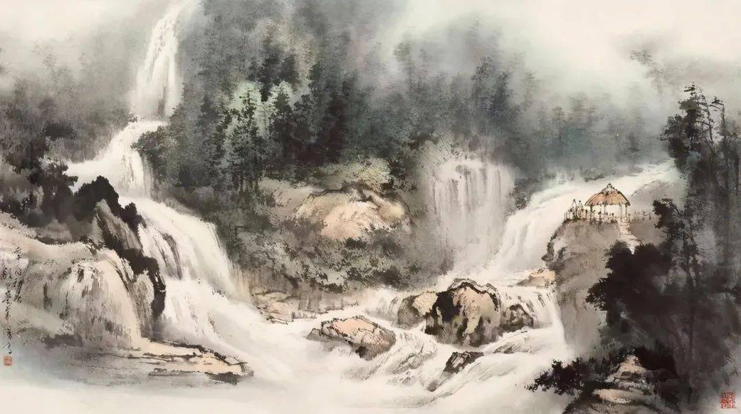 【艺术世界】隽秀大气:台湾画家欧豪年山水画作品选