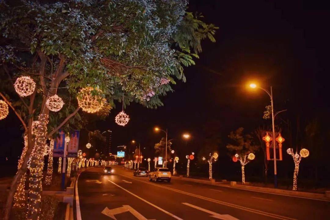 北湖滨路夜景