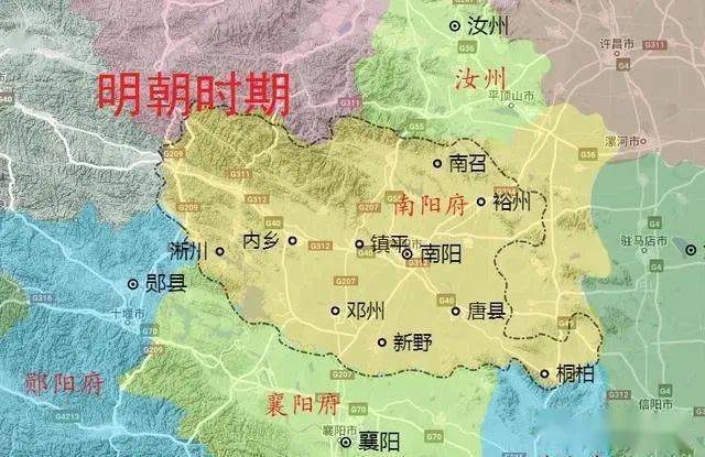 邓州长时间为中心豫西南历史行政区划变迁