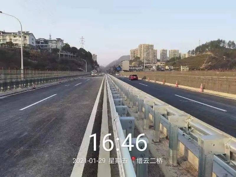 330国道缙云二桥维修改造工程基本完工    一加快