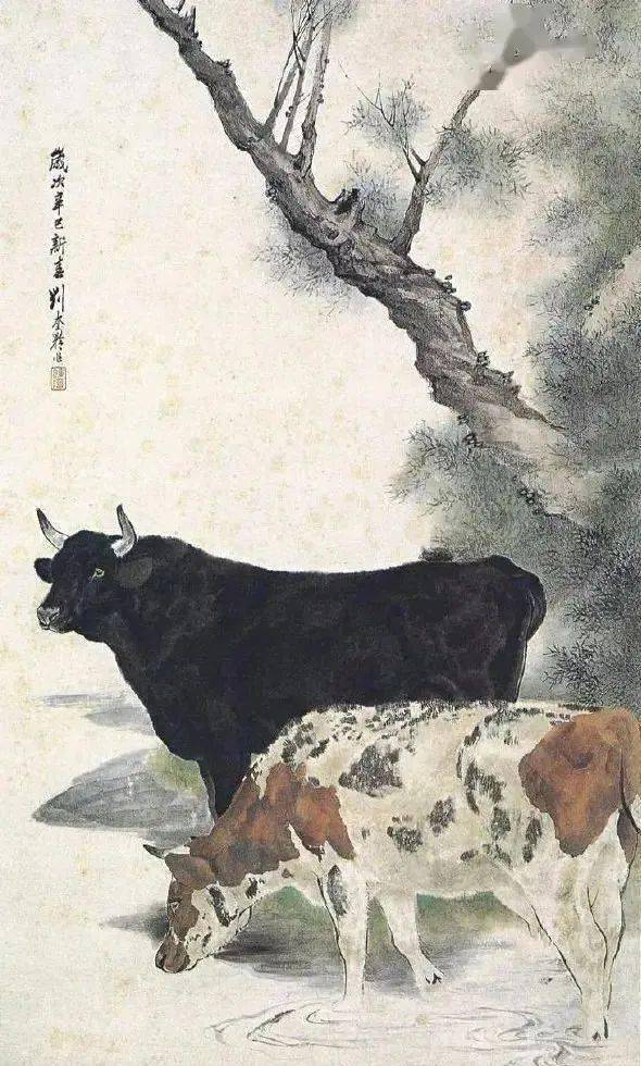 中国历代名家画牛真牛
