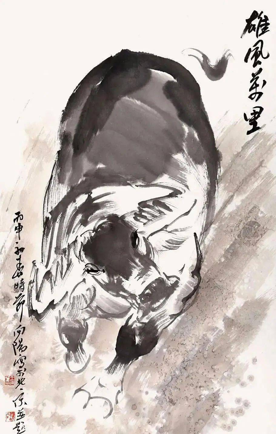 中国历代名家画牛真牛