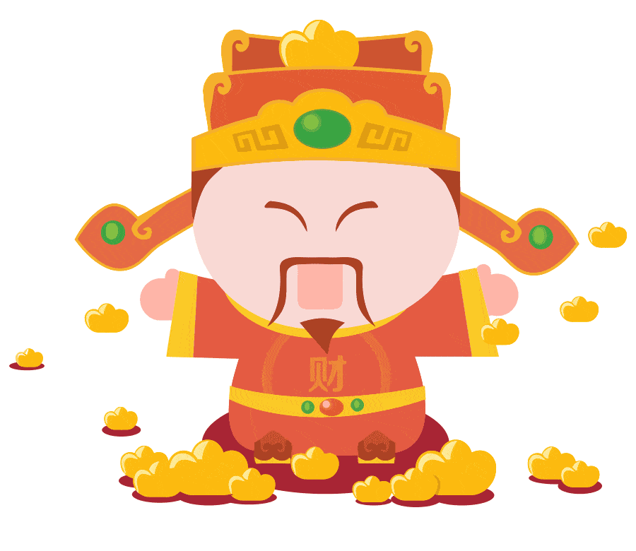 best wishes for you 财 神 驾 happy new year 团 团 圆 圆 瞬间get