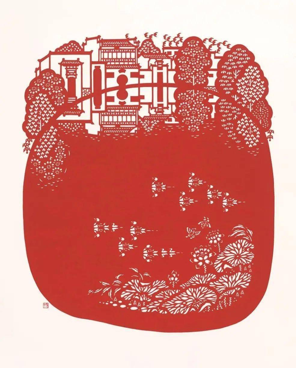 作品于2005年荣获全国剪纸作品大赛金奖 于2008年入选当代海派剪纸