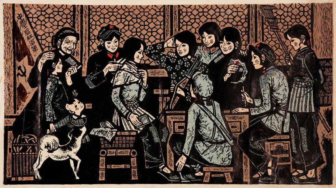 牛年赏"牛"画 馆藏1984年赣南中秋画会作品 首次系列网络推介 版画篇