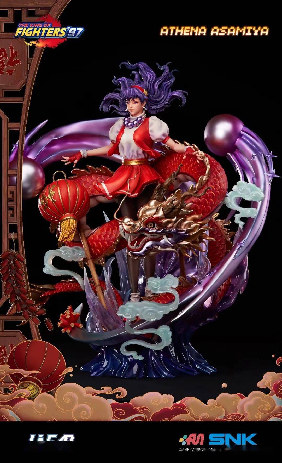 gk雕像uniqueartstudiosnk正版授权拳皇97麻宫雅典娜
