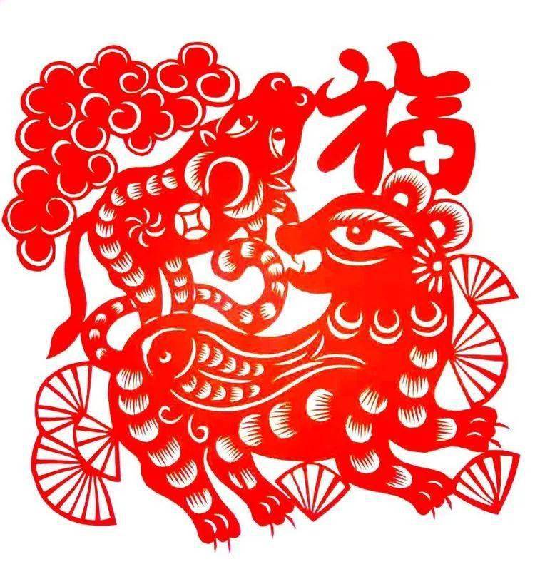 "金牛迎春"2021 阳泉郊区文化馆迎新春剪纸作品展