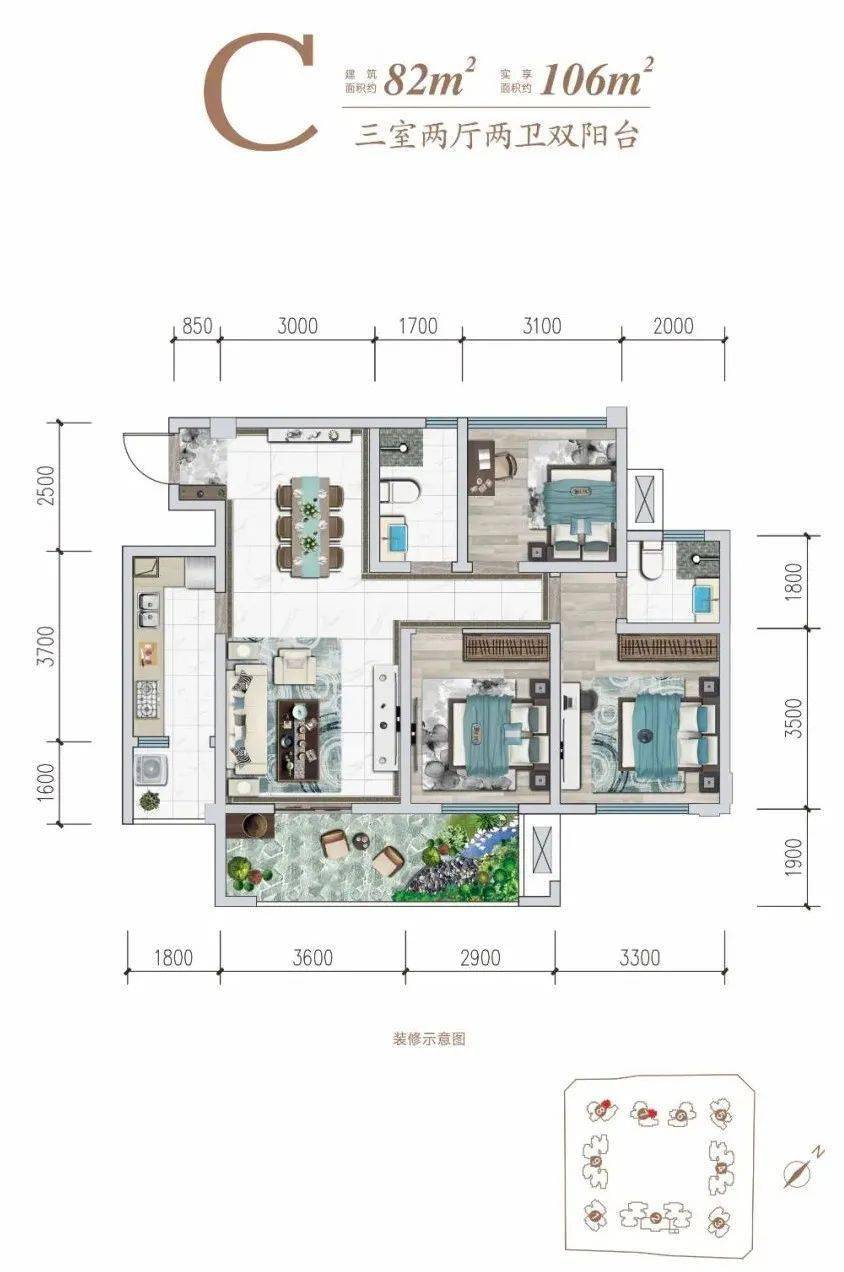 全宜宾所有90㎡以下在售户型均价7000元㎡起刚需买房人看过来