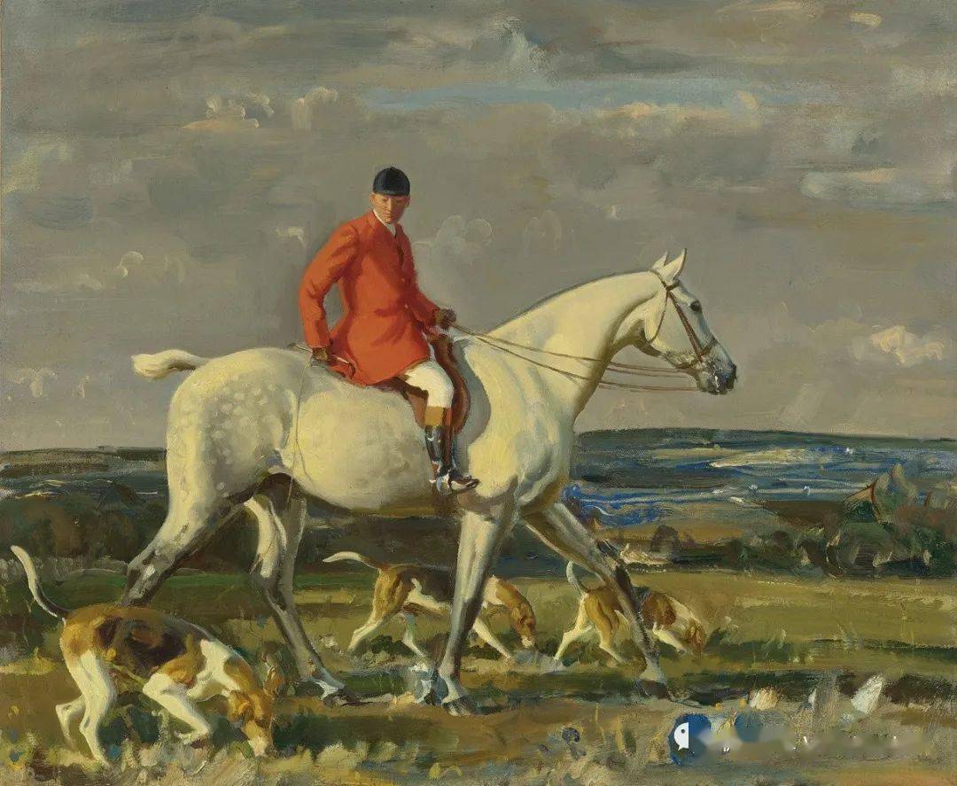 油画欣赏—alfred·munnings_英国