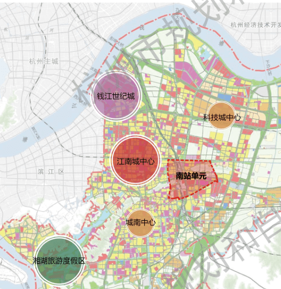 板块与萧山城区,钱江世纪城,空港新城等板块的协同发展将日趋显著