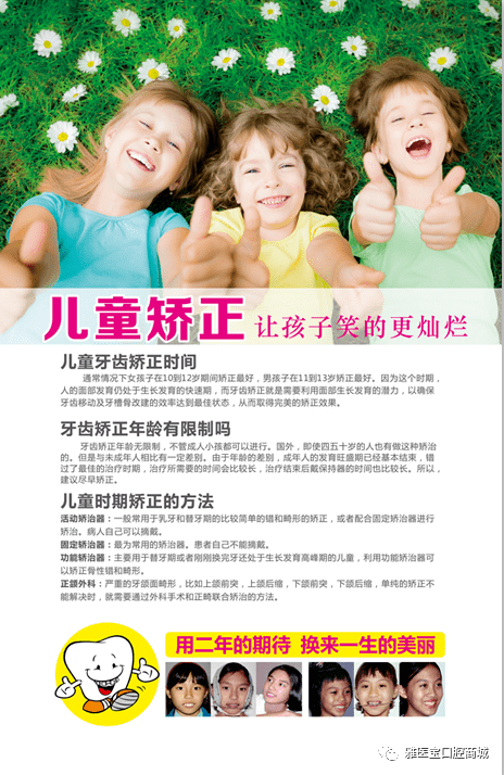 口腔门诊挂图牙科知识宣传画