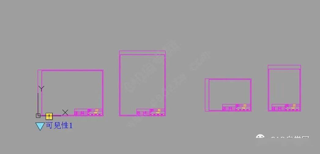 一个图框变n个这种cad下拉层级菜单动态块怎么制作